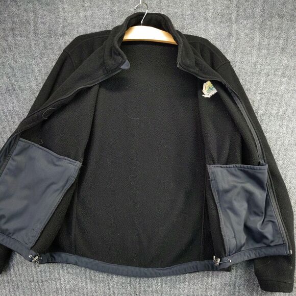 Co-Alliance Full Zip Fleece Jacket Coat Size M Black Embroidered Logo Farmer - Picture 10 of 12